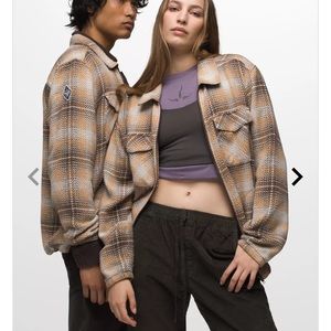 prAna Heritage Zip Flannel Shirt
